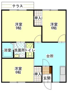 コーポアぺリヤ【1階】の間取り