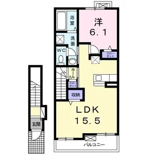 アザミ【2階】の間取り