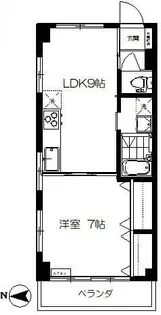 第一小林マンション【2階】の間取り