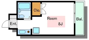カルムメゾン丸山【6階】の間取り