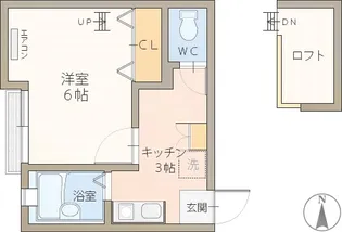 セルーラ大宮【2階】の間取り