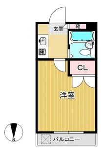 シャルマン谷塚南【1階】の間取り