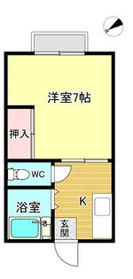 コーポ池源【1階】の間取り