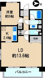 フレスコ川崎【4階】の間取り