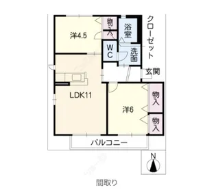 Espoir【1階】の間取り