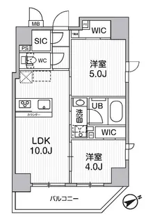 ガバナ浅草橋【10階】の間取り
