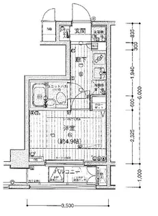 メインステージ御茶ノ水【4階】の間取り