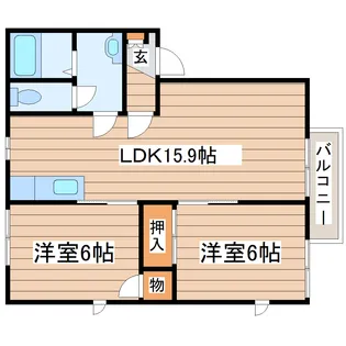アルカディ21 II【2階】の間取り