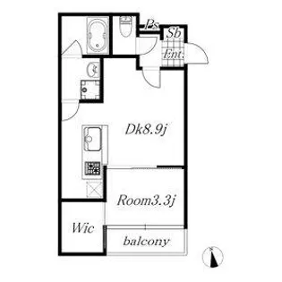 FAMILY STAGE烏森【1階】の間取り