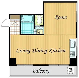 マイキャッスル大岡山【1階】の間取り