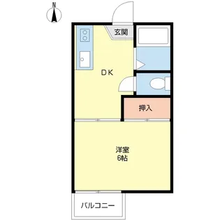 ヘリオドール【2階】の間取り