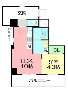GRANDREVE茅ヶ崎幸町【3階】の間取り