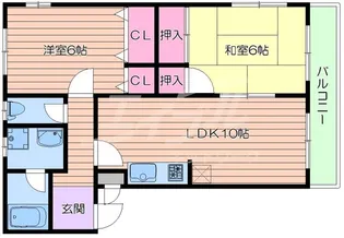 グランパディエ【3階】の間取り