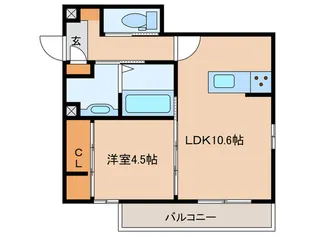 Campanella江波二本松【1階】の間取り