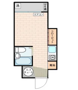 ナッツクラッカー医大東【5階】の間取り