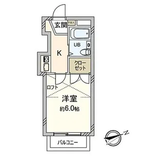 エクセルフォルム中野【2階】の間取り