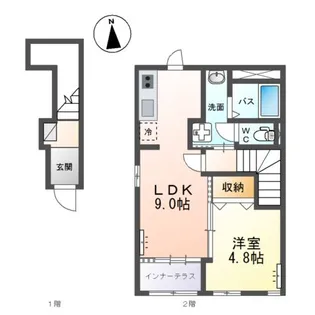 ルミナーレ【2階】の間取り