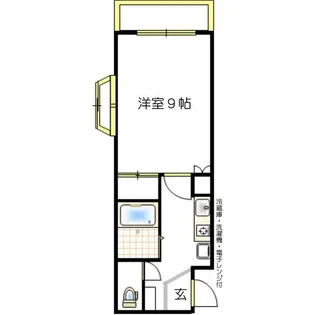 花弐番館【1階】の間取り