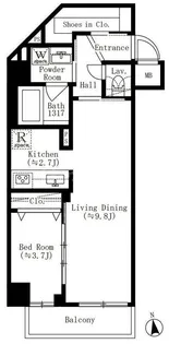 CREATIF文京江戸川橋【3階】の間取り