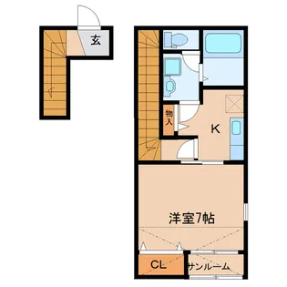 ルミナス長町南【2階】の間取り