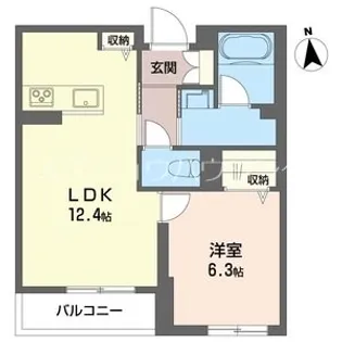 仮)南流山シャーメゾン【2階】の間取り
