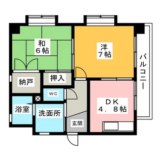 レジデンス川上【3階】の間取り