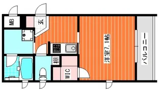 アガトンツインズα【3階】の間取り