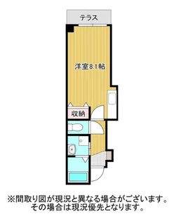 オラシオン人宿町【2階】の間取り