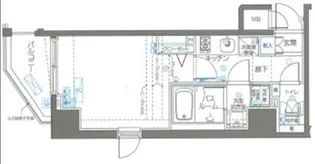 ZOOM川崎SOUTH【10階】の間取り