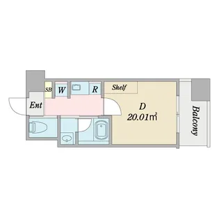 MERCADO京都【4階】の間取り