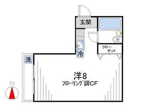 ハイツ秋山【2階】の間取り