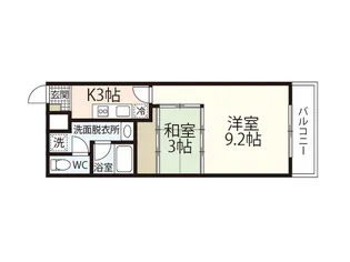 クレベール相原【2階】の間取り