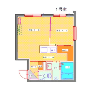 グランプラス発寒【3階】の間取り