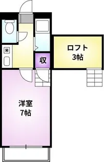 シャトレ隈II【2階】の間取り