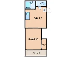 ファ-ストマンション長居【3階】の間取り