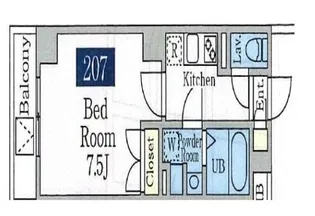SUmiマンション【2階】の間取り