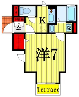 クリオス【1階】の間取り