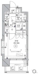 クレイシア新大塚【5階】の間取り