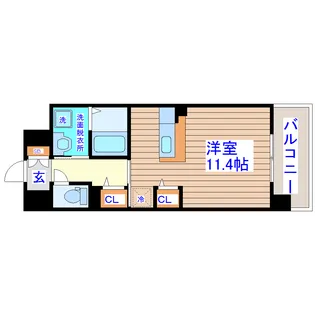 ラ・ルーチェK【7階】の間取り