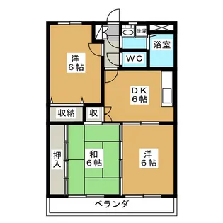 アルビオンシティINOUE【1階】の間取り