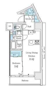 プライマル御茶ノ水【6階】の間取り