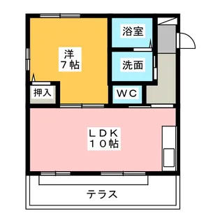 Stella.1st【1階】の間取り