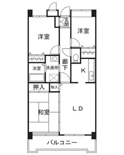 コンフォール鷺沼【3階】の間取り