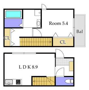 FORTUNA法界院の間取り