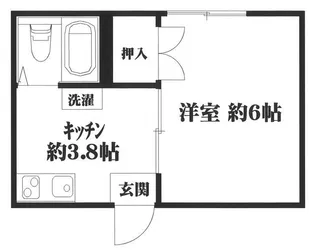 ハートパレス十条【1階】の間取り