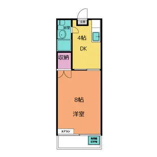 フォーレスト室園【1階】の間取り