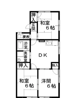 フェアリー・キャステル【2階】の間取り
