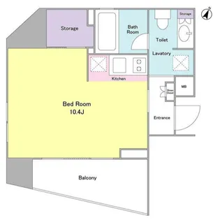 プラティーク新宿WEST【5階】の間取り