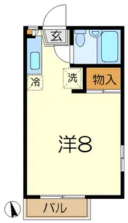 レジデンス弘明寺【2階】の間取り