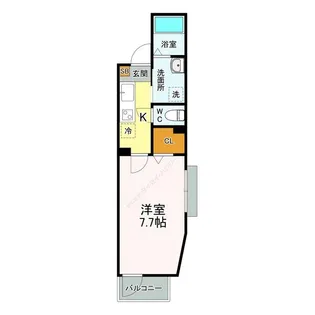 グロウランス長町II【1階】の間取り